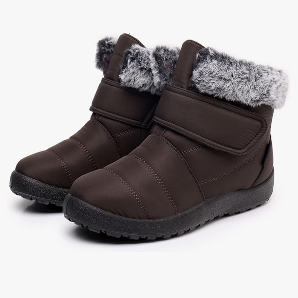 Brown Winter Snow/Rain Boots - Picture 2 of 4